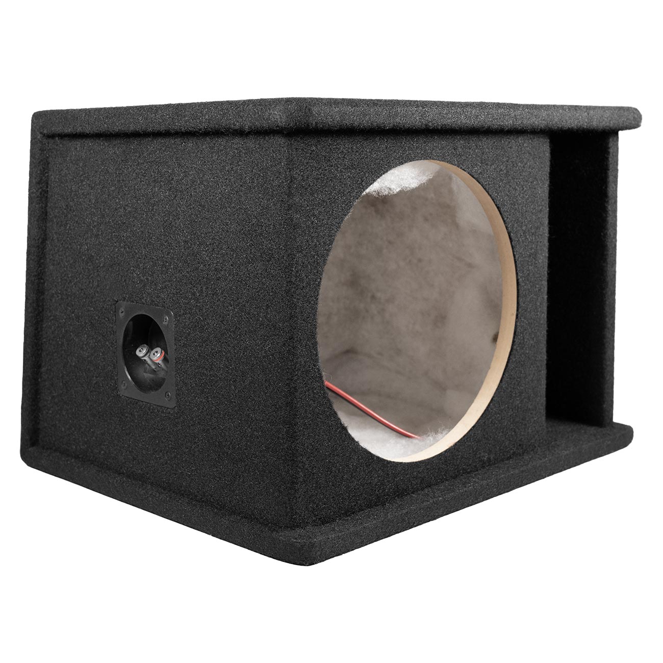Qpower QHP110V Single 10-Inch Curved Vent Port Woofer Enclosure