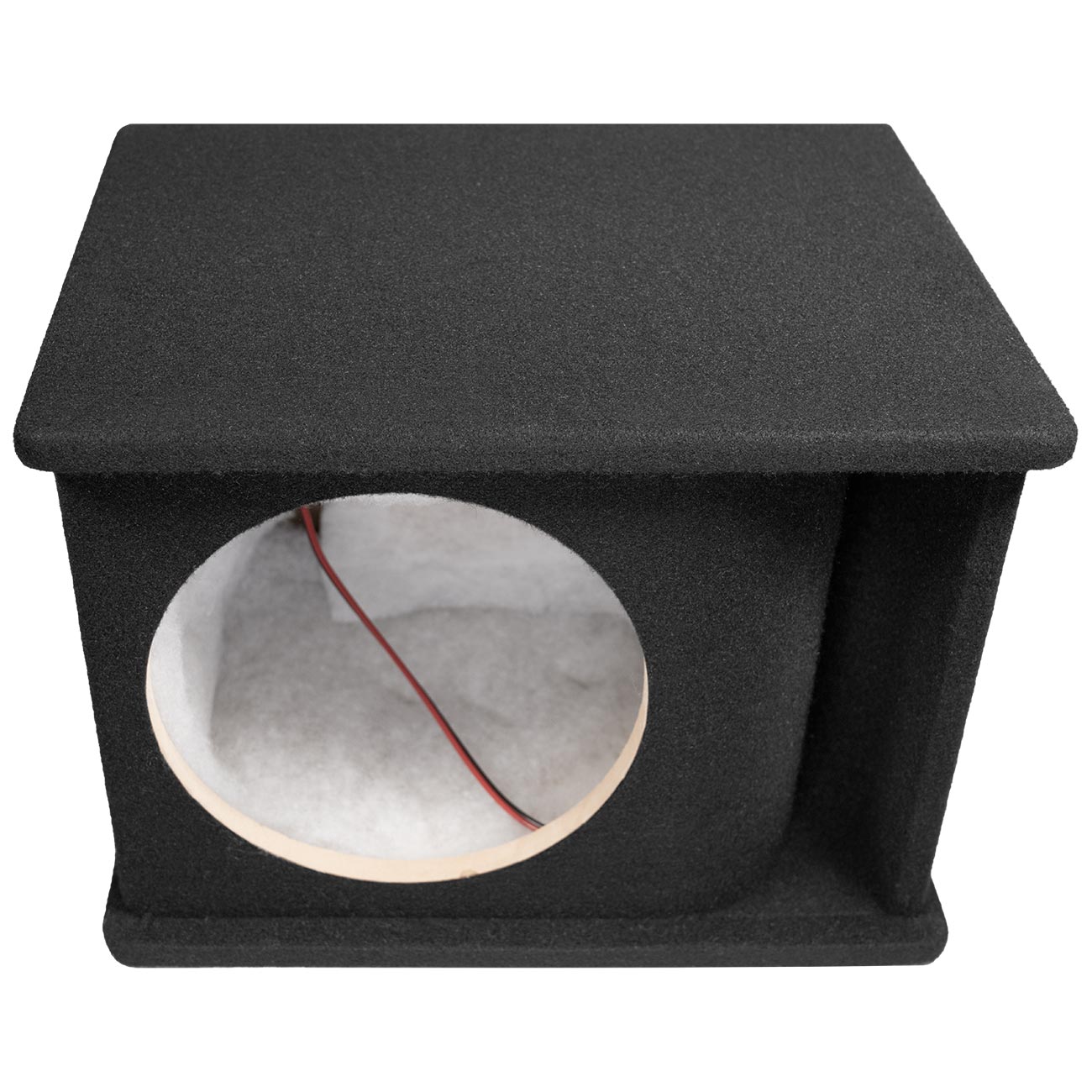 Qpower QHP110V Single 10-Inch Curved Vent Port Woofer Enclosure