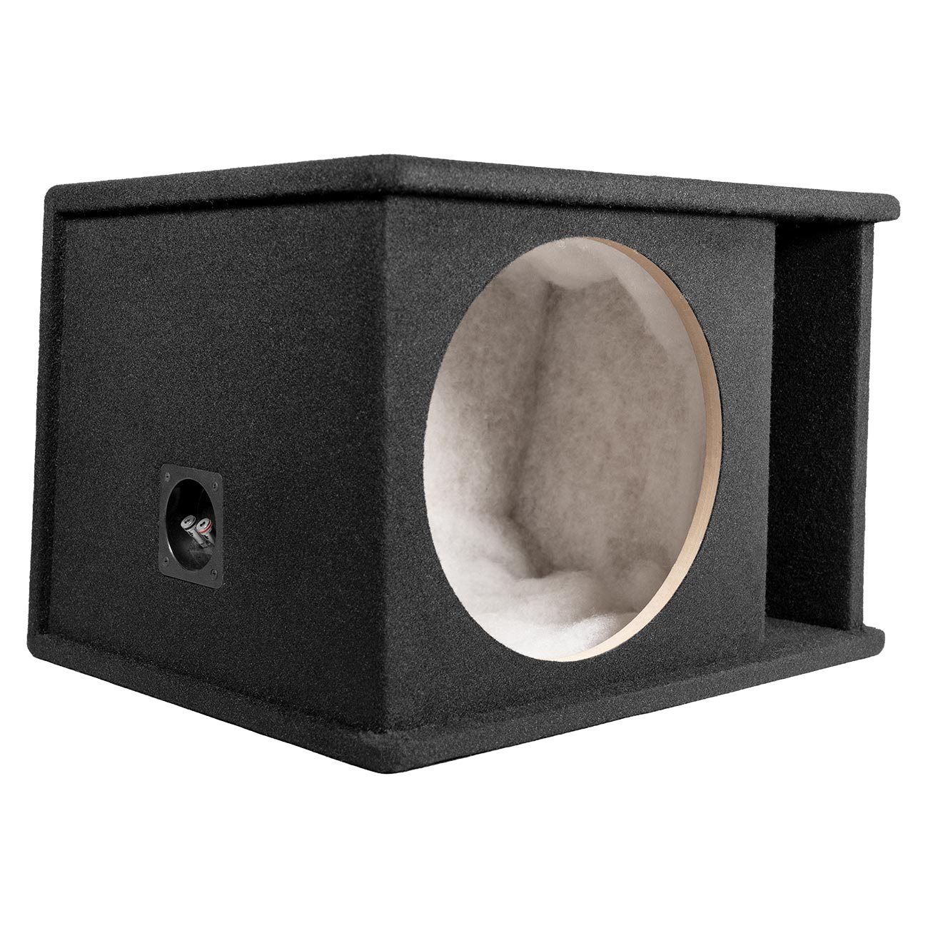 Qpower QHP112V Single 12-Inch Curved Vent Port Empty Woofer Enclosure