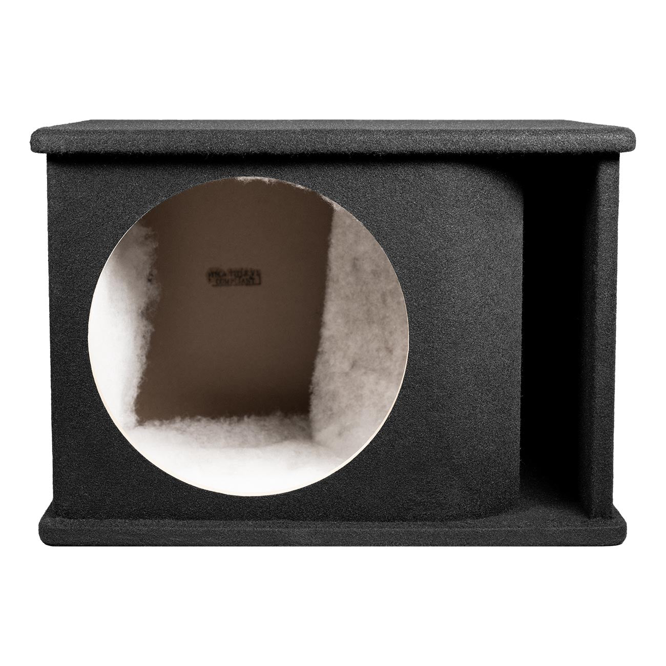 Qpower QHP112V Single 12-Inch Curved Vent Port Empty Woofer Enclosure