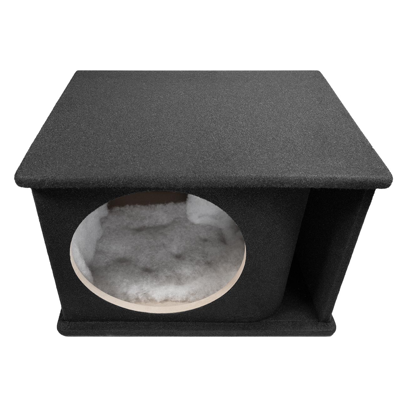 Qpower QHP112V Single 12-Inch Curved Vent Port Empty Woofer Enclosure