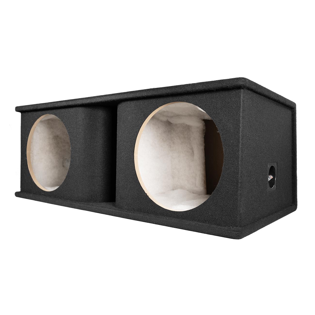 Qpower QHP212V Dual 12-Inch Curved Vent Port Empty Woofer Enclosure