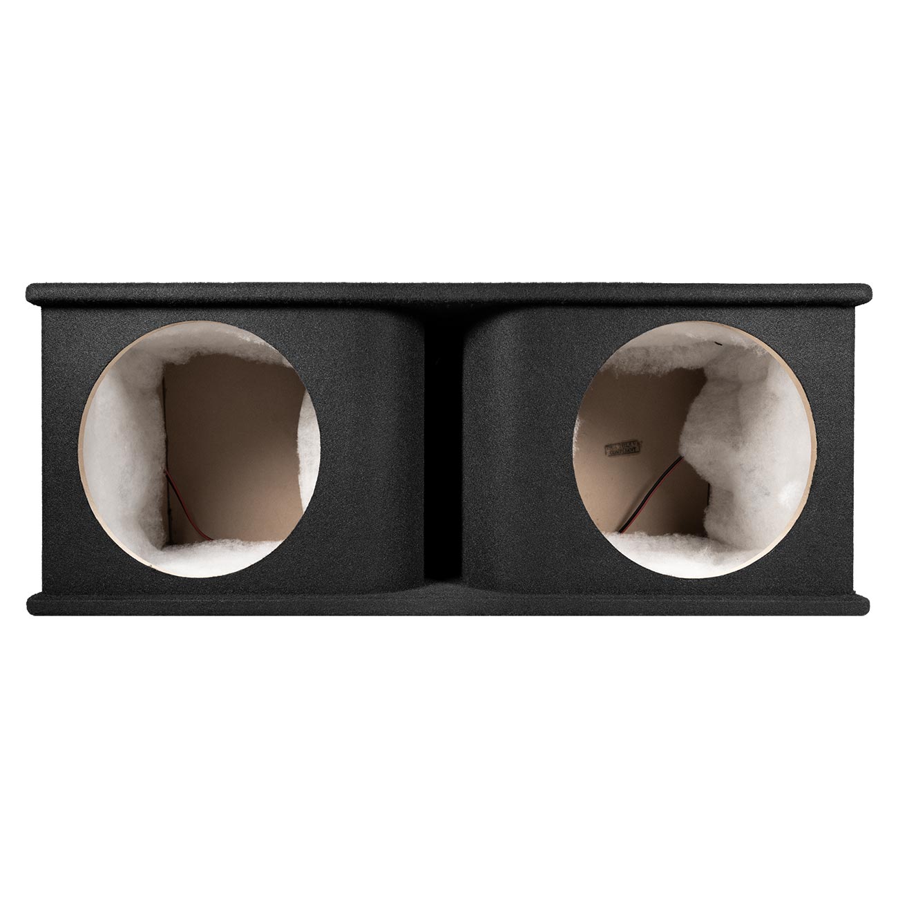 Qpower QHP212V Dual 12-Inch Curved Vent Port Empty Woofer Enclosure