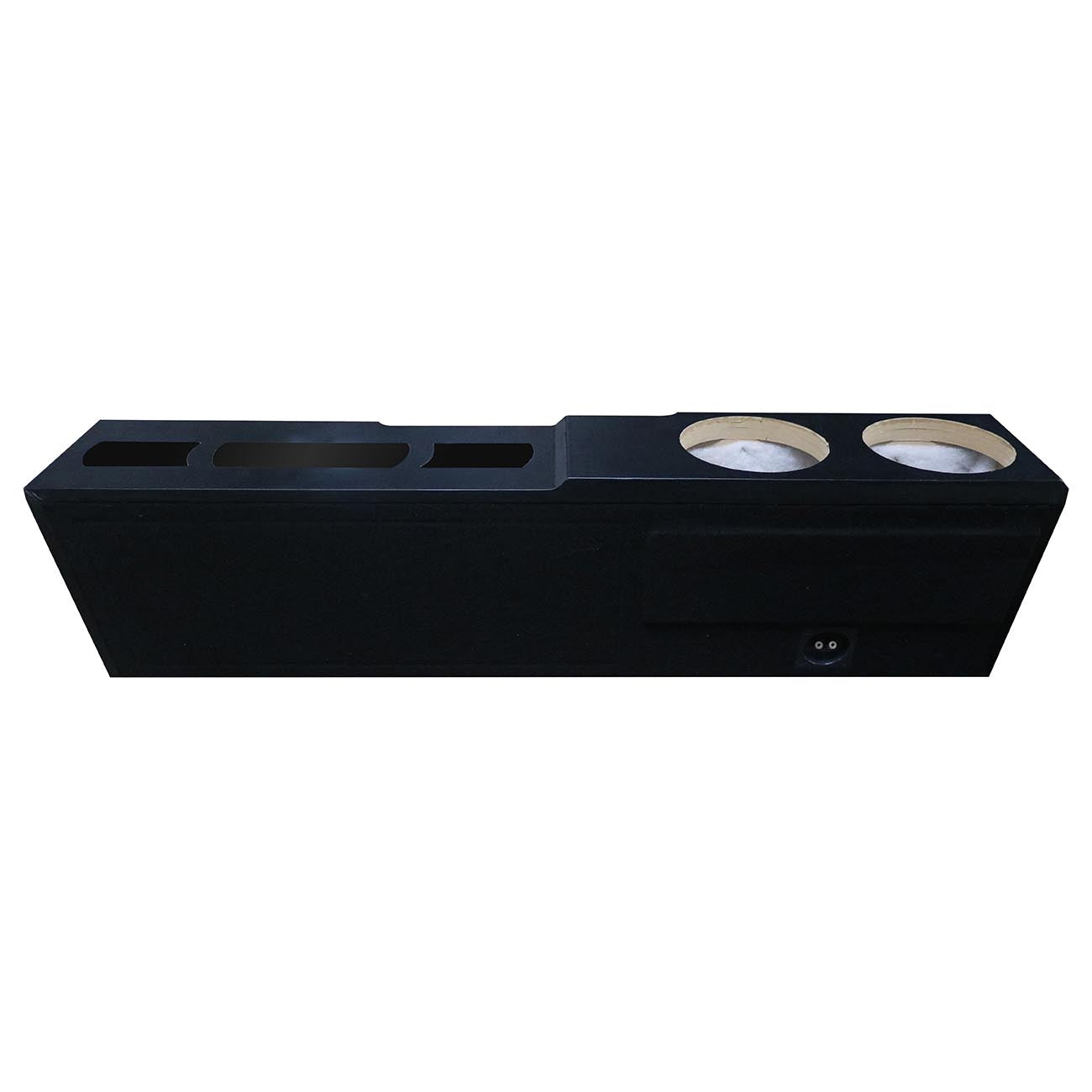 QPower QLUXE Dual 8-Inch Vented Subwoofer for Chevy/GMC Crew Cab (2007-2026) - Model QLMCFF07208