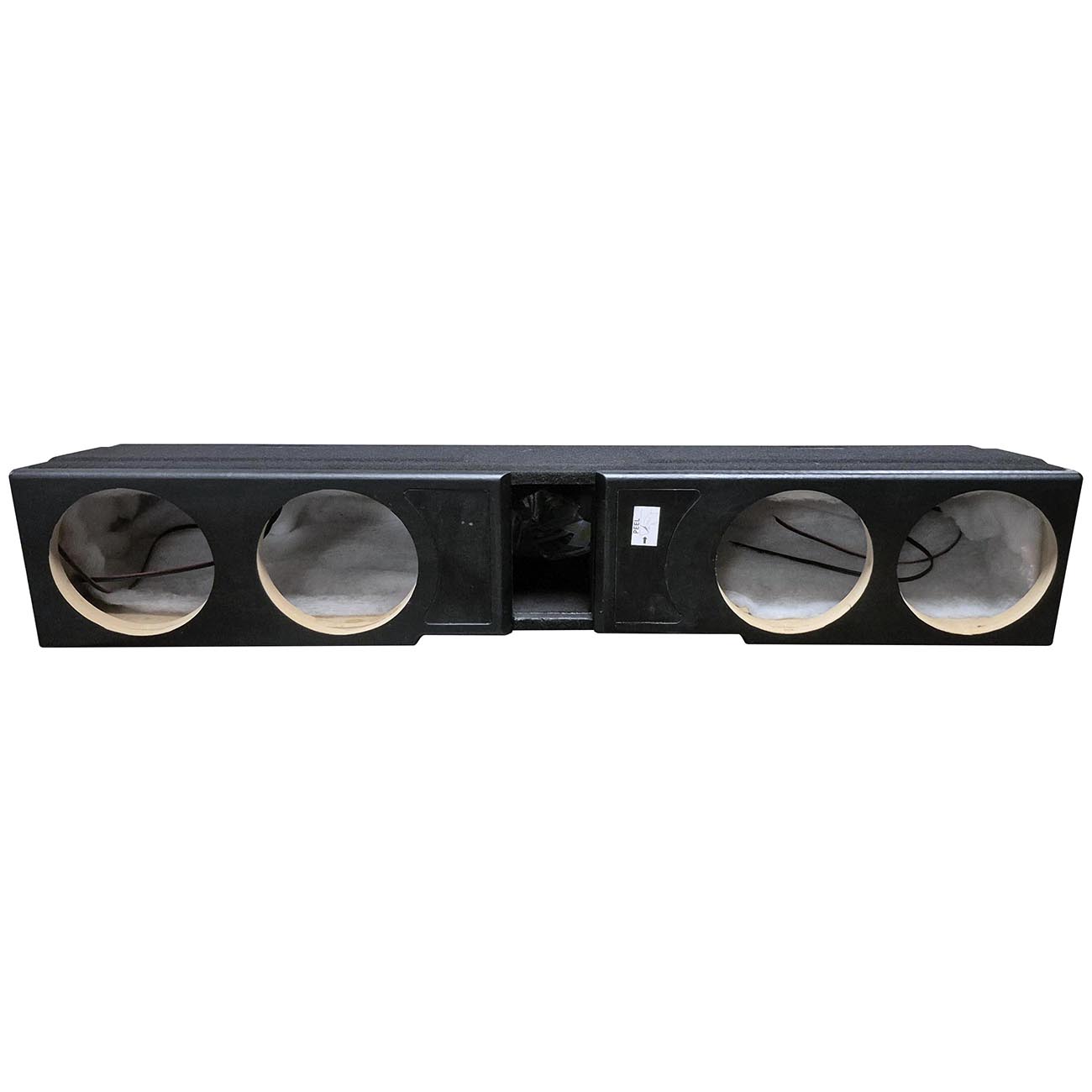 QPower QLUXE Chevy/GMC Crew Cab 2007-2026 Ported 8-Inch Woofer Enclosure Model QLGMCFF07408