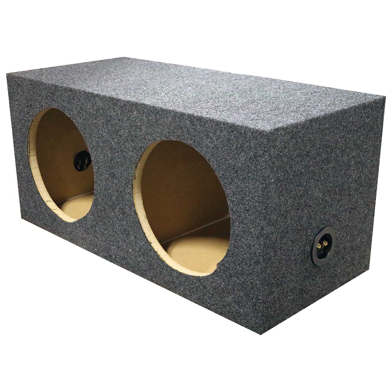 Qpower MSPQ12E 12-Inch Square Style Empty Woofer Box (Pair) - View 1
