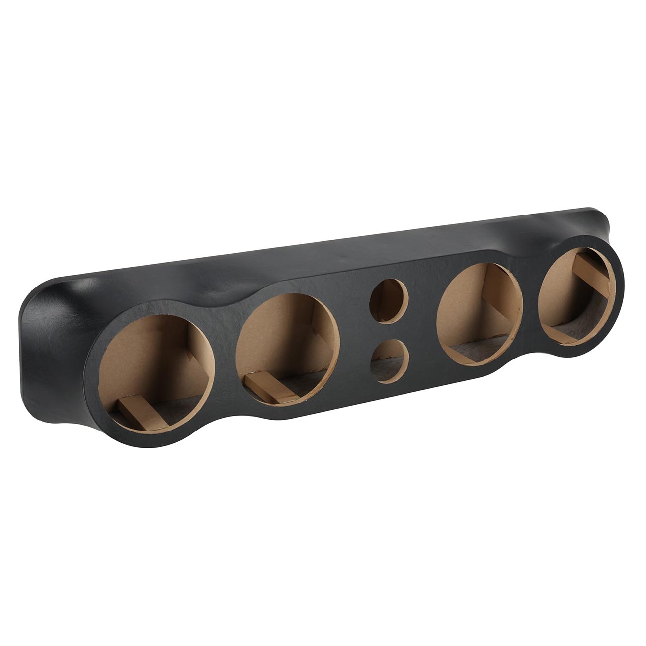 Qpower QPOD65QUAD Vinyl Covered Sealed Empty Speaker Pod with 4x 6.5" Speakers and 2x 3" Tweeters