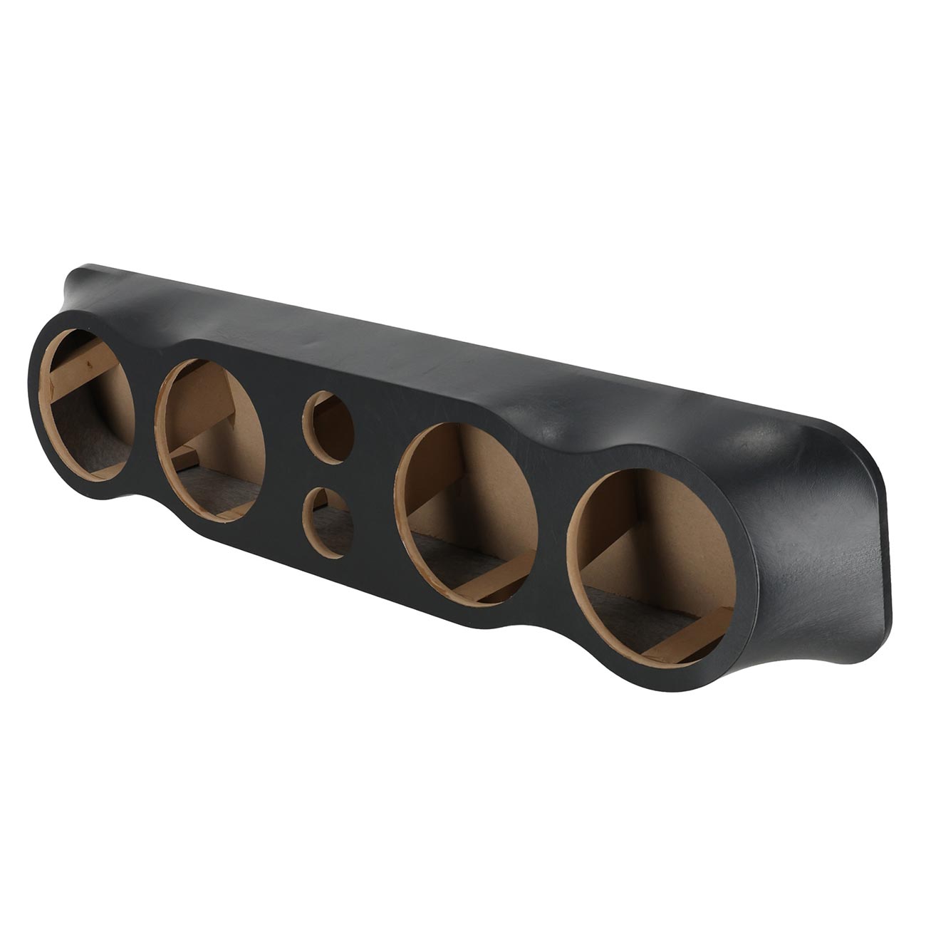 Qpower QPOD65QUAD Vinyl Covered Sealed Empty Speaker Pod with 4x 6.5" Speakers and 2x 3" Tweeters