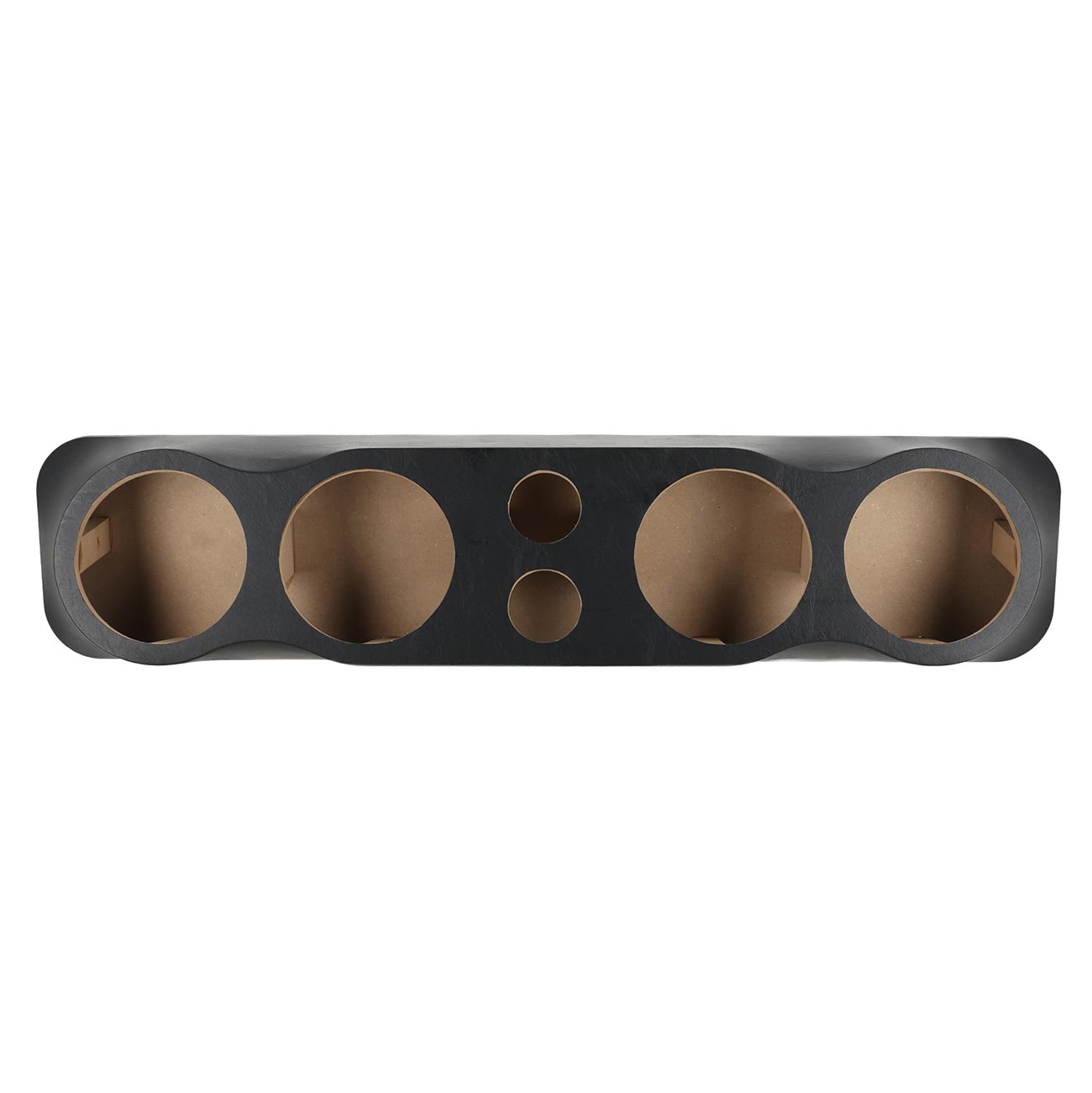 Qpower QPOD65QUAD Vinyl Covered Sealed Empty Speaker Pod with 4x 6.5" Speakers and 2x 3" Tweeters