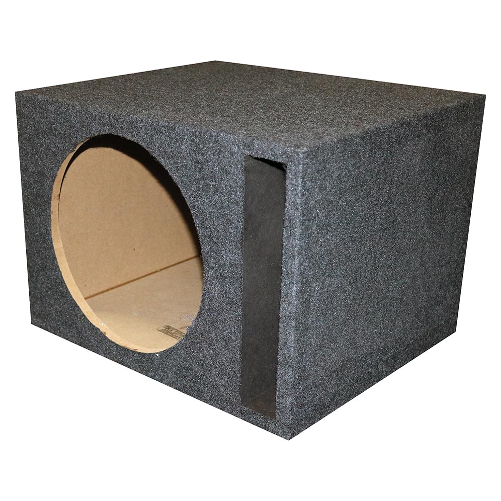 QPower Single 10-Inch Slot-Ported Vented Woofer Enclosure - QPower QSBASS10 - View 1