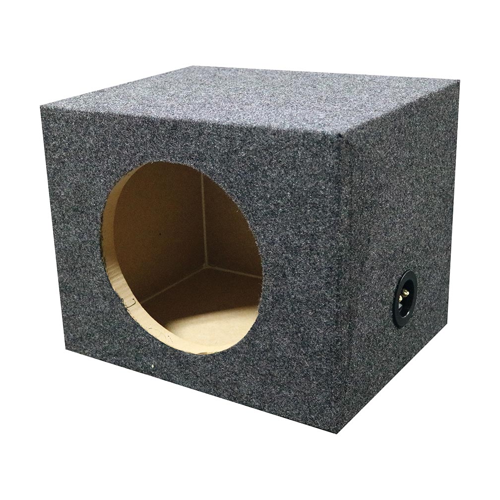 QPower QSMPSQ10E Single 10-Inch Heavy Duty Sealed Woofer Enclosure - View 1