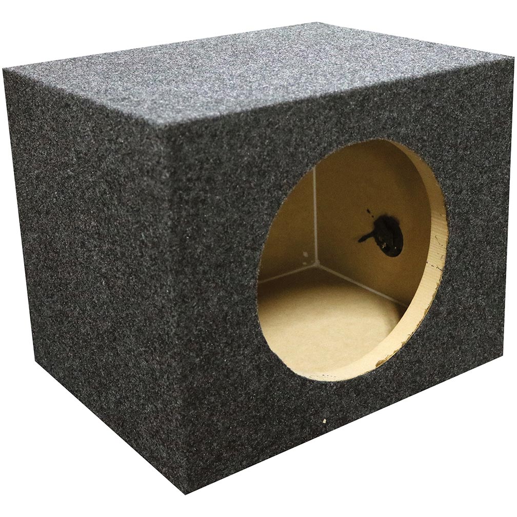 Qpower Single 12-Inch Heavy Duty Sealed Empty Woofer Box - View 2