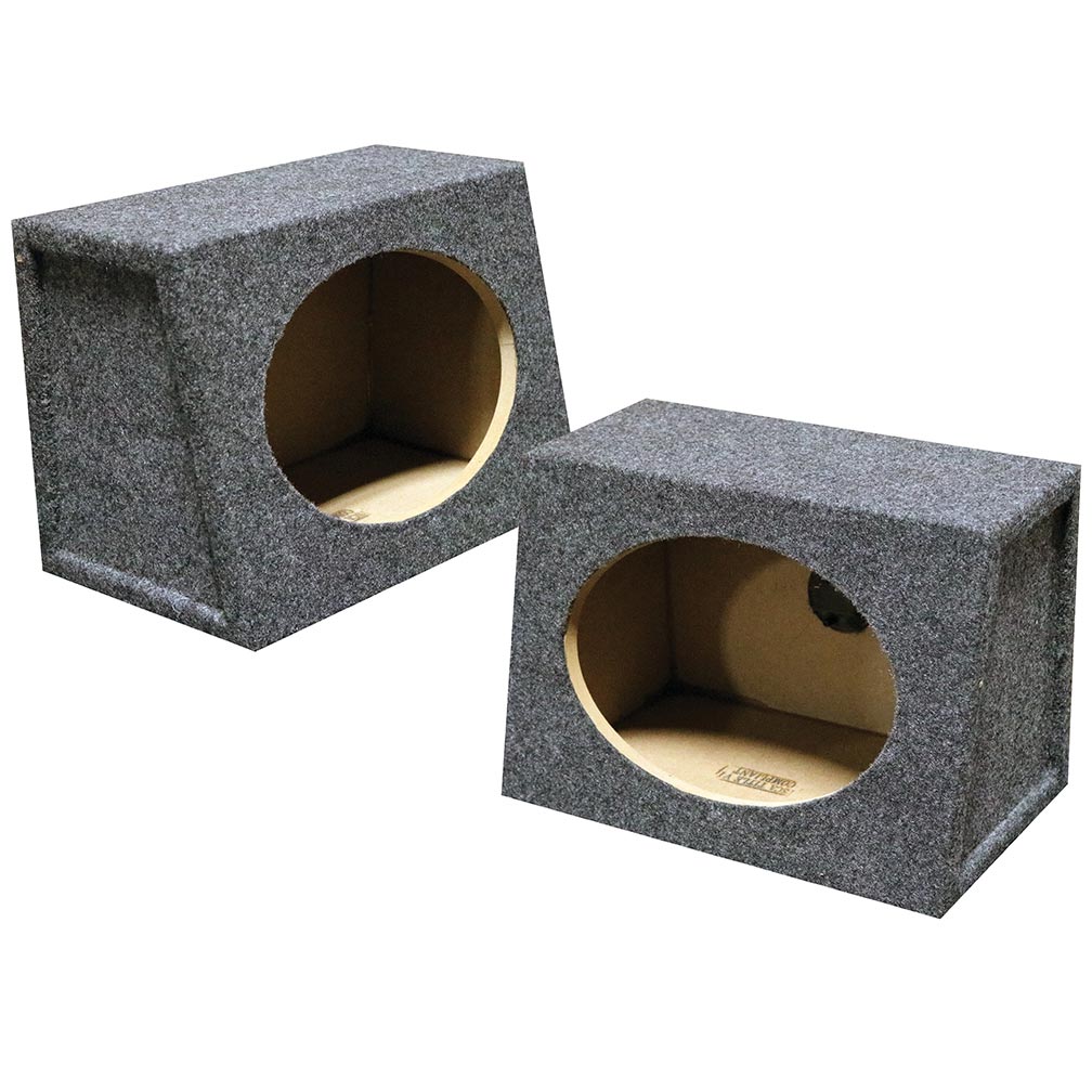 Qpower Single 6x9 Inch Sealed Empty Speaker Enclosures - Pair - View 1