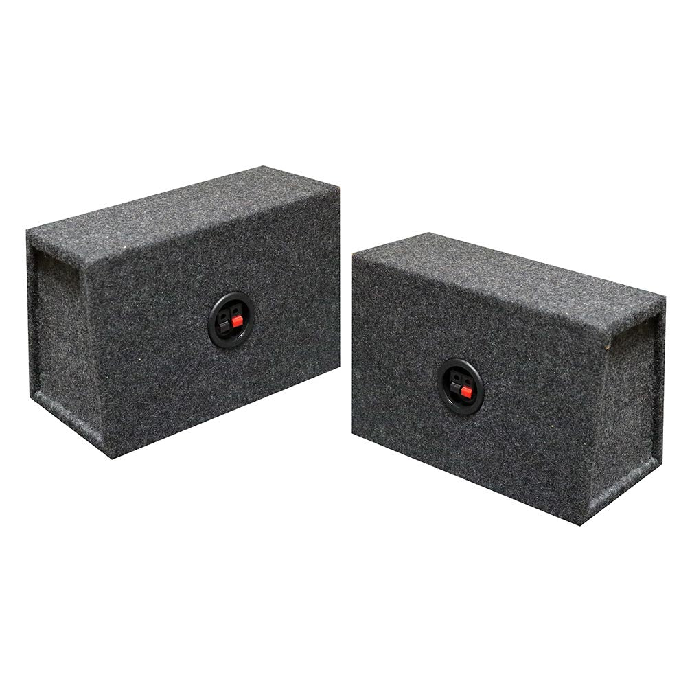 Qpower Single 6x9 Inch Sealed Empty Speaker Enclosures - Pair - View 2