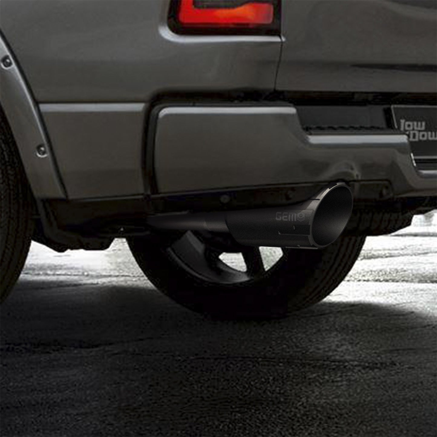 GEM TUBES - B12355 - Exhaust Tail Pipe Tip - GEM Tube B12355 GEM Billet Exhaust Tip