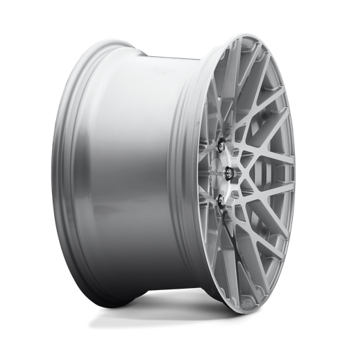 Rotiform R110 BLQ 18x8.5 Gloss Silver Machined Wheel, 5x112, 45mm Offset