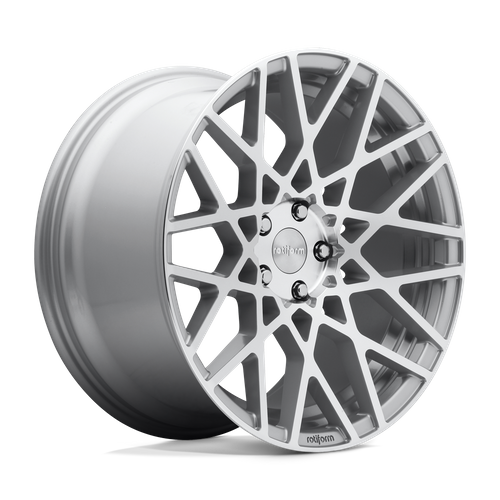 Rotiform R110 BLQ 18x8.5 Wheel, 5x112 Bolt Pattern, 35mm Offset, Gloss Silver Machined
