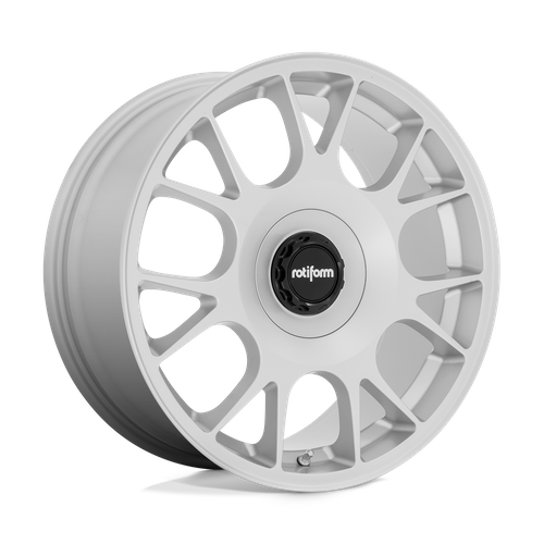 Rotiform R188 TUF-R 19-Inch Satin Silver Wheel, 8.5-Inch Wide, 5x112/5x114.3 Bolt Pattern, 45mm Offset