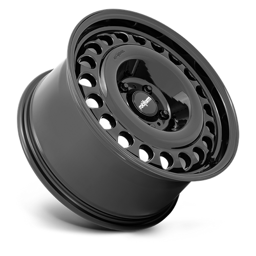 Rotiform R191 STL 18x9 Gloss Black Wheel, 5x120 Bolt Pattern, 30mm Offset