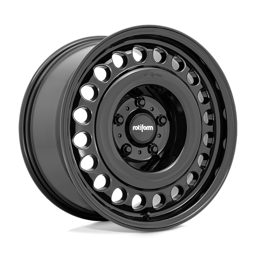 Rotiform R191 STL 18x9 Gloss Black Wheel, 5x120 Bolt Pattern, 30mm Offset