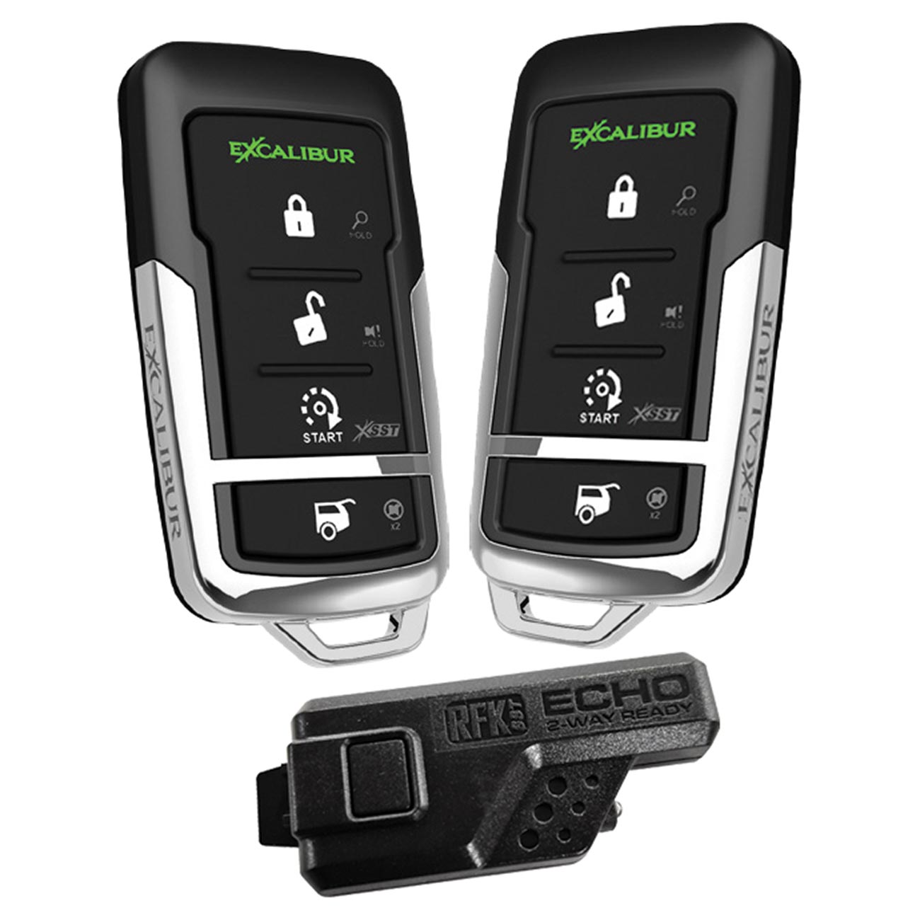 Excalibur Alarms RFK32SST 4-Button 1-Way Remote Kit for Omegalink and Fortin Remote Starters