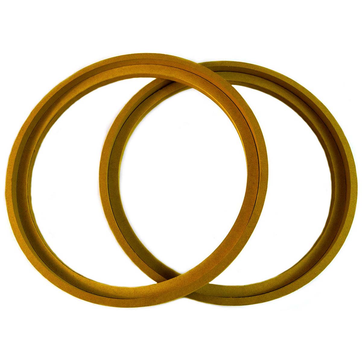 Nippon MDF Speaker Ring with Recess and Bezel 12-Inch x 1/2-Inch Extension Pair