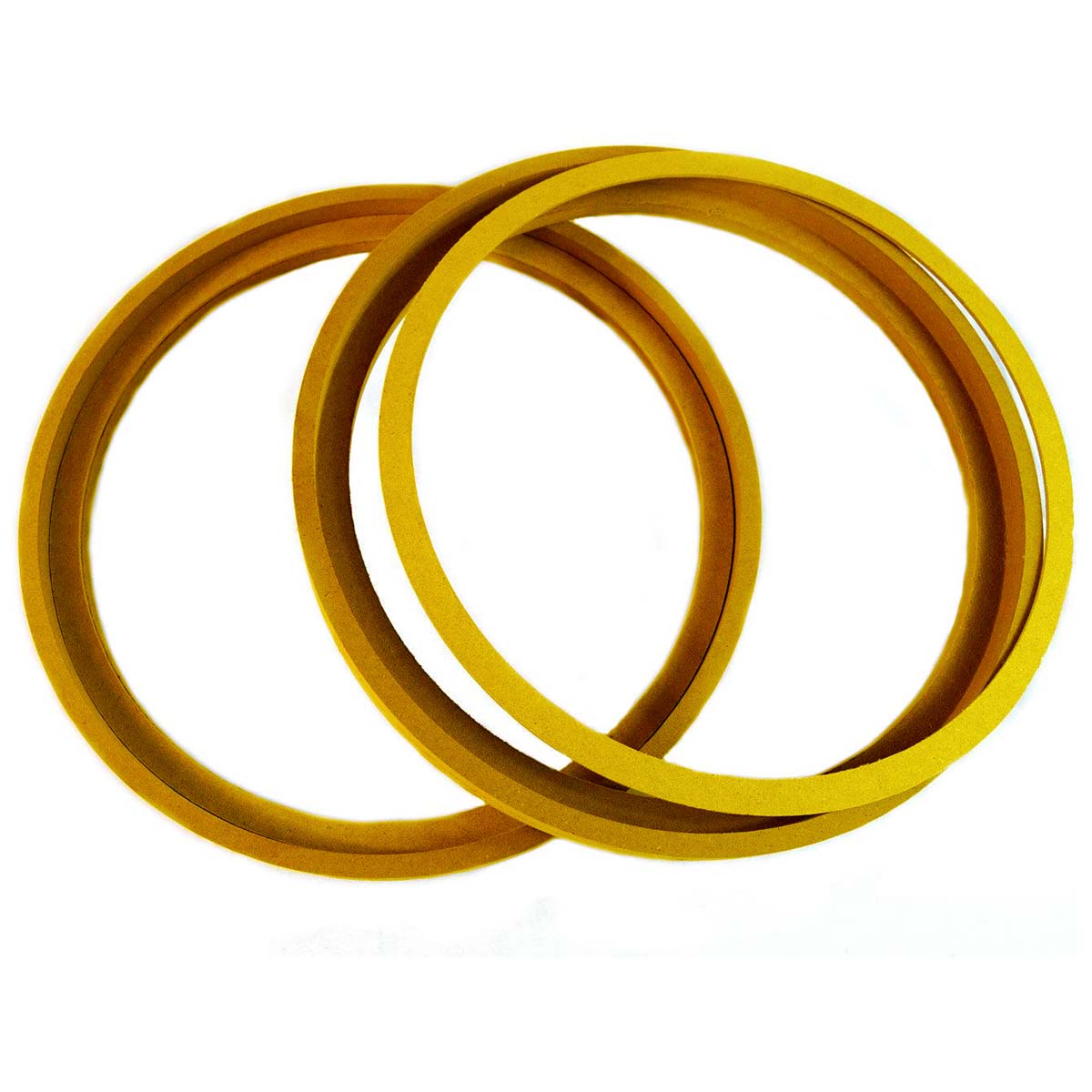 Nippon MDF Speaker Ring with Recess and Bezel 12-Inch x 1/2-Inch Extension Pair