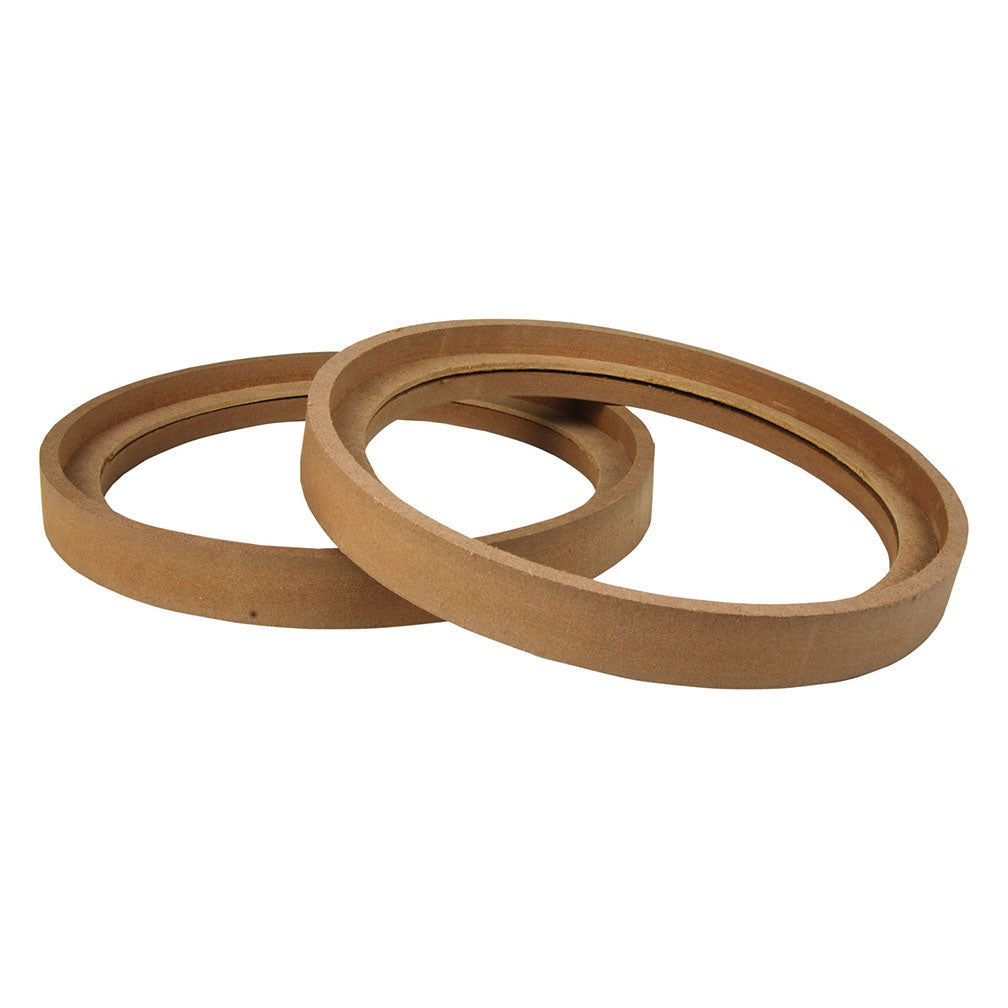 Nippon MDF Speaker Ring 8-Inch Recess with Bezel and 1/2-Inch Extension Pair