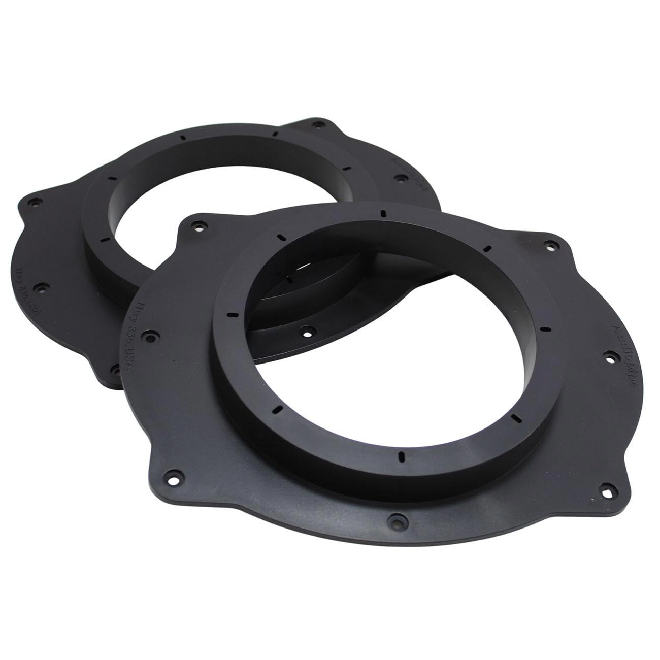 Audiopipe Toyota 6x9" to 6" PVC Plastic Adapter Ring Spacer Pair - Model RINGPVCA696