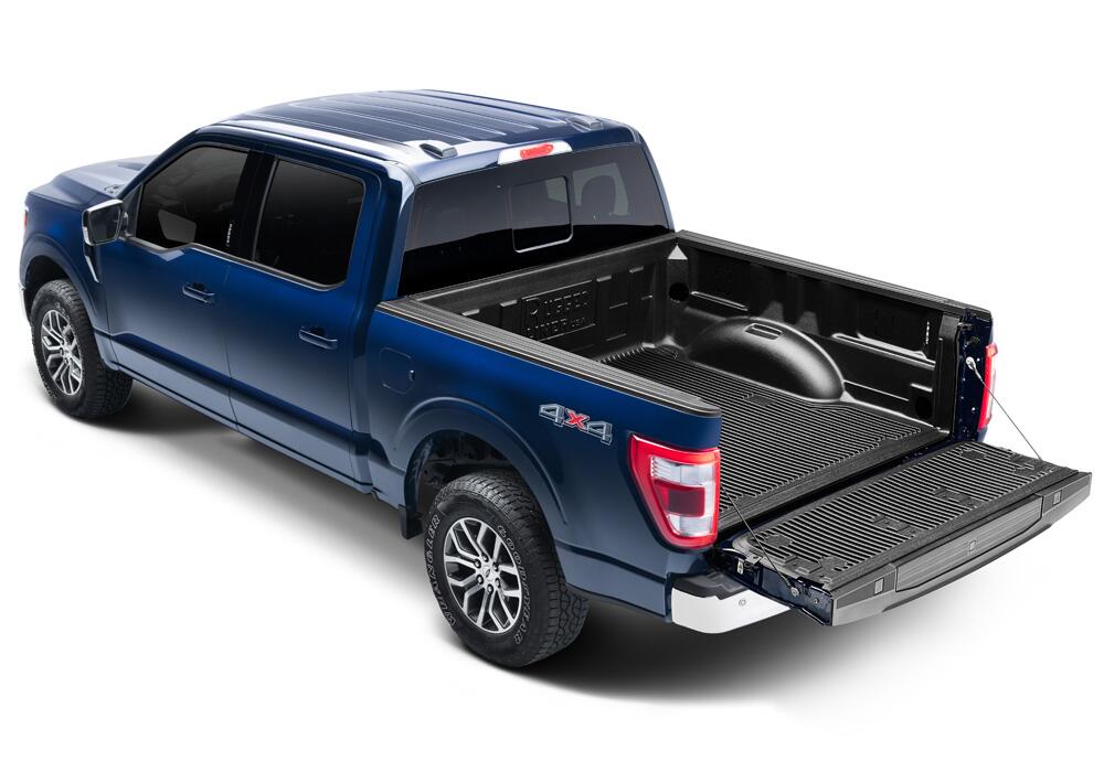 Rugged Liner - F8U21 - Truck Bed Liner -  F8U21 Under Rail Bedliner 21-24 F-150 8'2" w/ Pro Power Onboard - P/N: F8U21
