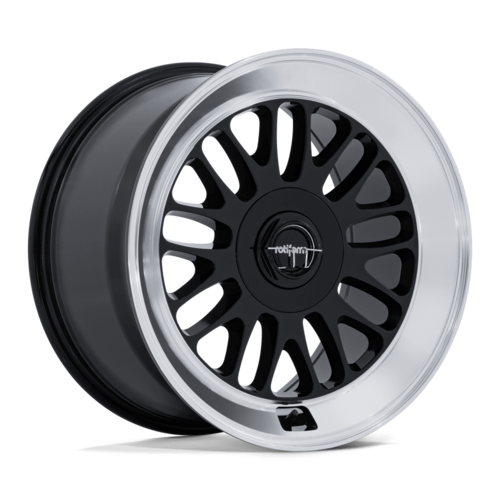 Rotiform RC214 SCP Gloss Black Wheel with Diamond-Cut Lip, 5x4.5 Bolt Pattern