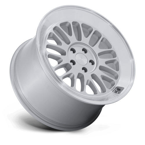 Rotiform RC214 SCP Gloss Silver Wheel with Diamond-Cut Lip – 5x112