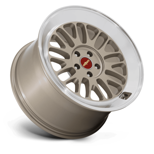 Rotiform RC214 SCP Wheel in Matte Gold with Diamond-Cut Lip, 5x120