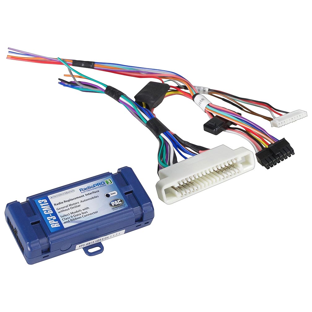 PAC Radio Replacement Interface for 2000-2005 GM Vehicles with Class II Databus - Model RP3GM13