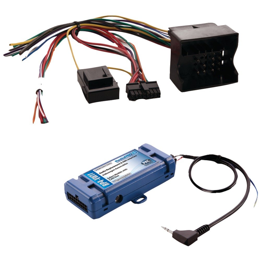 PAC Radio Replacement and SWC Interface for 2002-2015 VW Vehicles with CAN Bus - Model RP4VW11