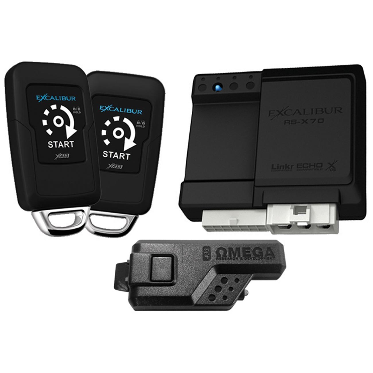 Excalibur Alarms RS271 Remote Start Keyless Entry System with 1500 Feet Range