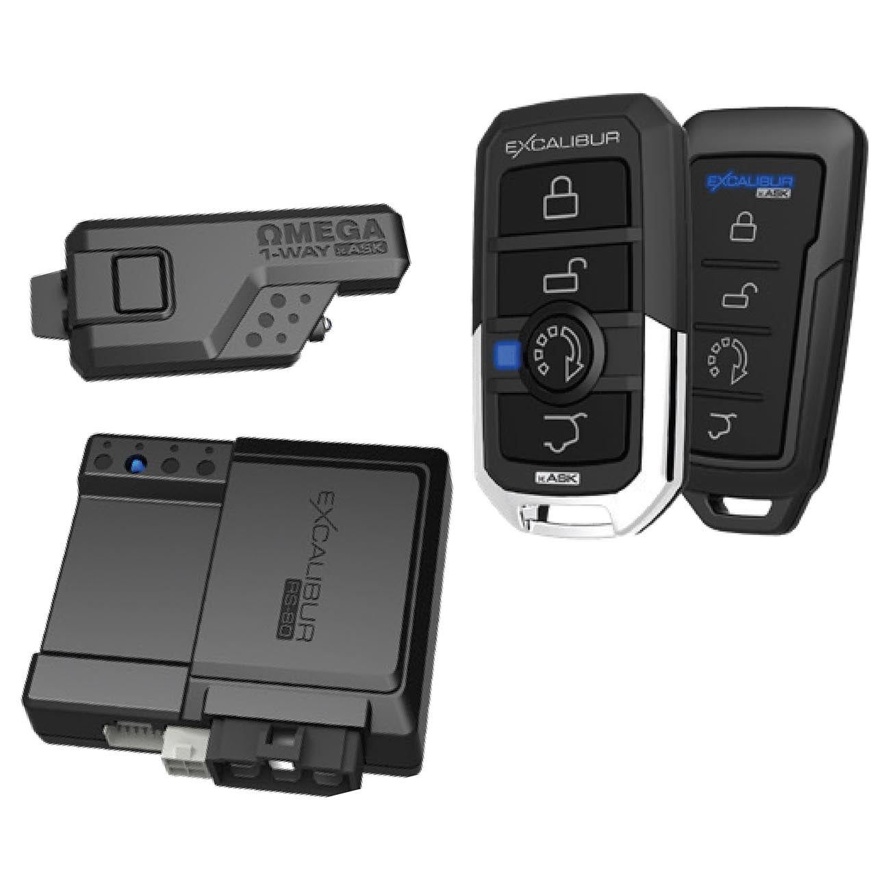 Excalibur Alarms RS380 1-Way Remote Start & Keyless Entry System