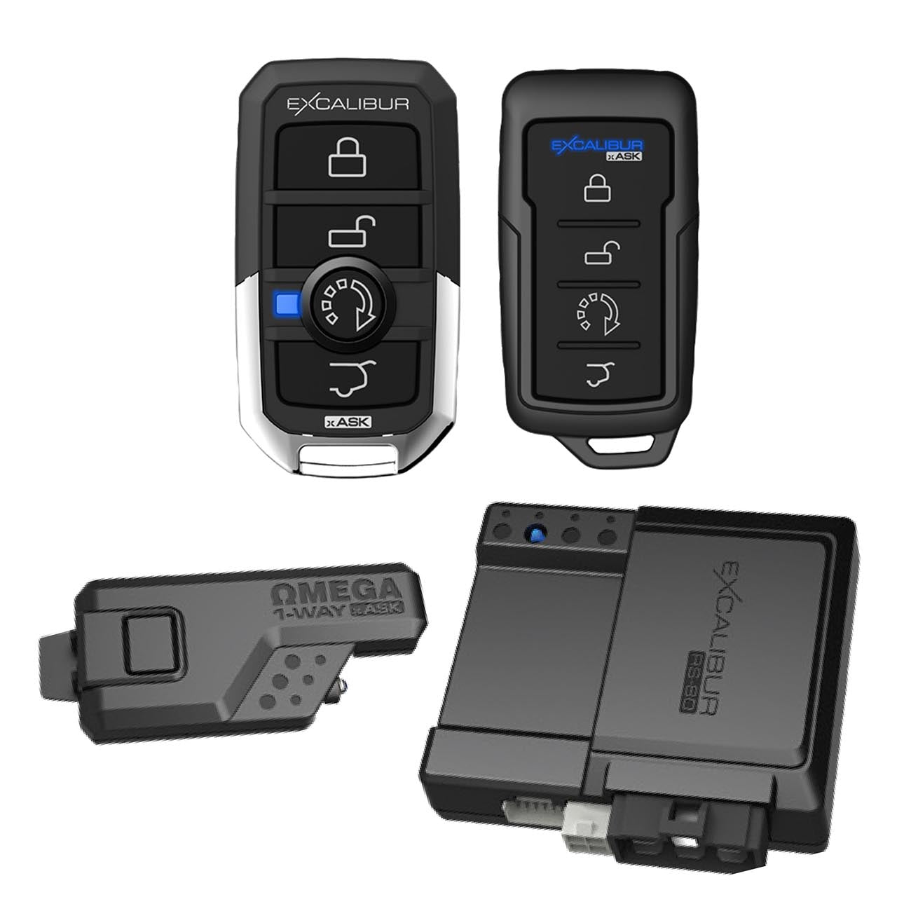 Excalibur Alarms RS380 1-Way Remote Start & Keyless Entry System