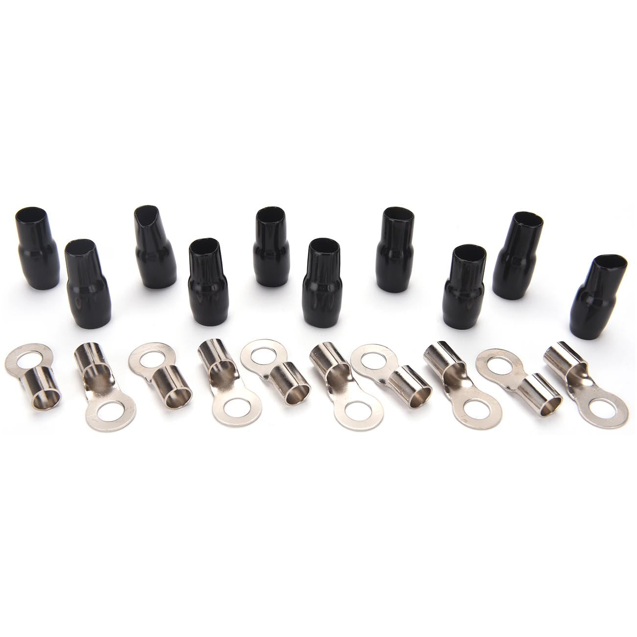 Orion RT4BOrion 4-Gauge Ring Terminal with 5/16-Inch Hole, Nickel Finish - Black - View 1