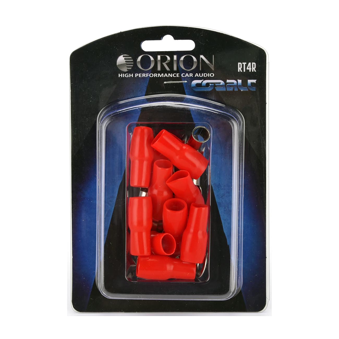 Orion RT4ROrion 4-Gauge Ring Terminal with 5/16 Inch Hole, Nickel Finish - Red J - View 2