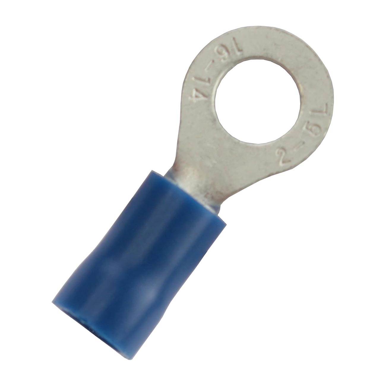 XScorpion Ring Terminal 14/16 Gauge #10 Blue - Pack of 100