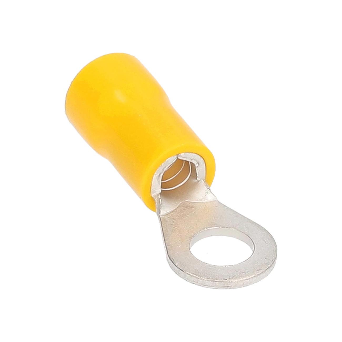 XScorpion Ring Terminal 12/10 Gauge #10 - Yellow - Pack of 100