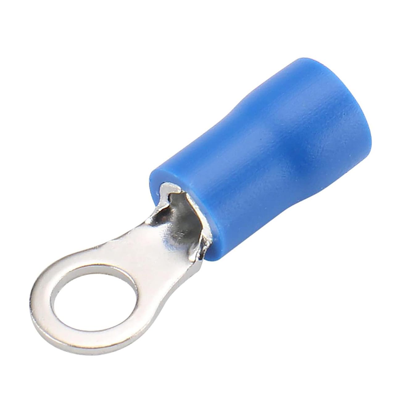 Xscorpion Ring Terminal 14/16 Gauge #8 Blue - Pack of 100