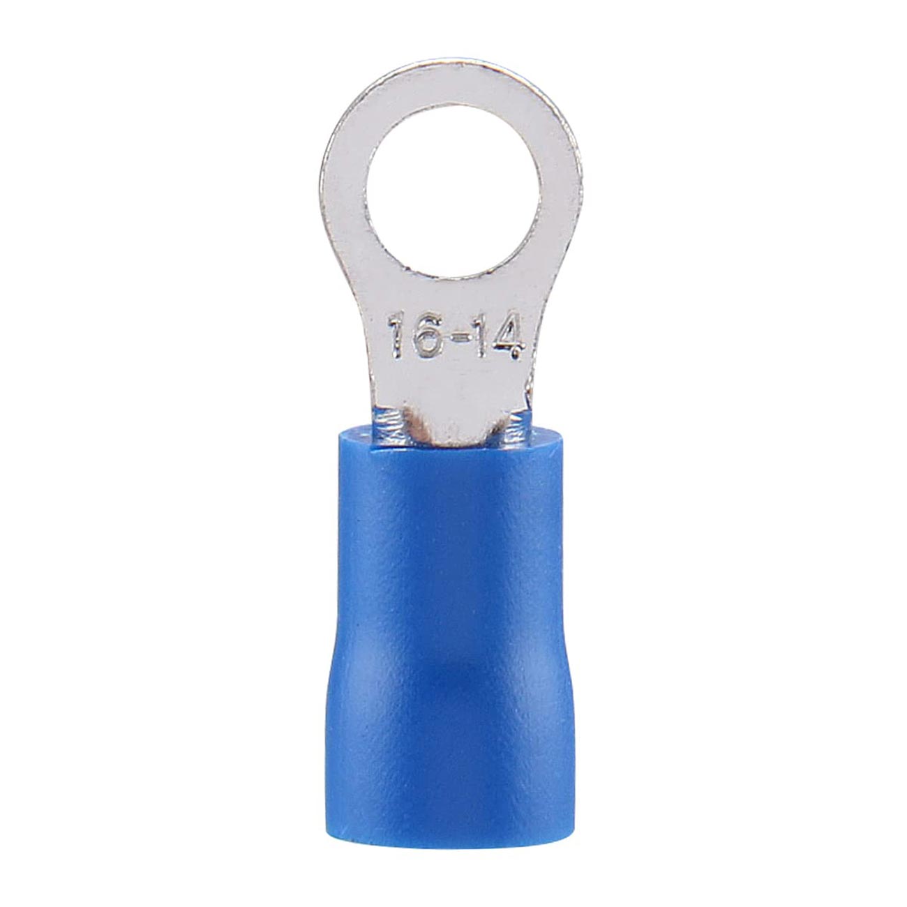 Xscorpion Ring Terminal 14/16 Gauge #8 Blue - Pack of 100