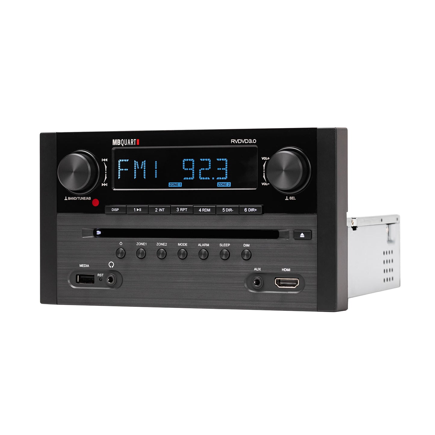 MB Quart RVDVD3.0 - Digital Multi-Media, Multi-Zone, 160w RV Source Unit