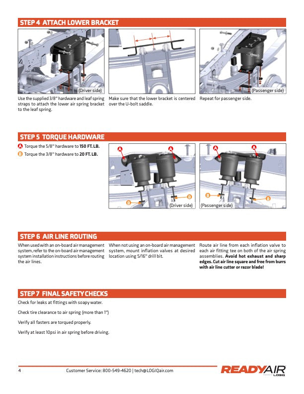 Ready Air - FORD F250 17-22 LOAD LEV (NO/OL) - 88-22170