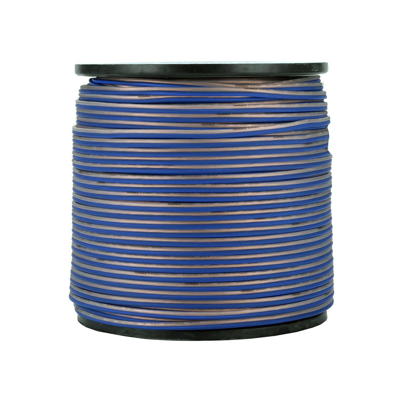 Orion Wired Series 16 Gauge Speaker Wire - Blue/Clear, 1000ft Roll - View 2