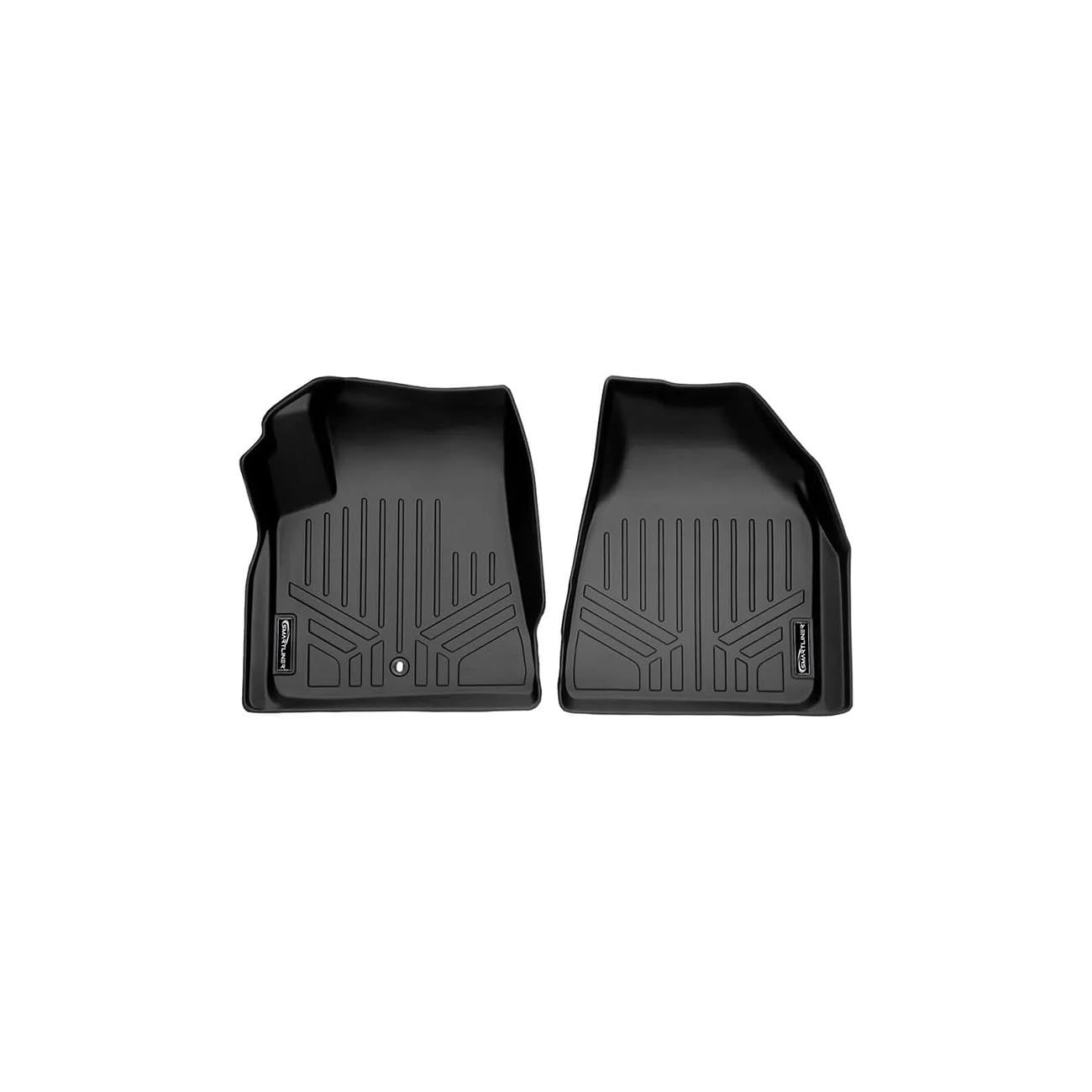 SMARTLINER Floor Liners Front and Rear for 2009-2017 Chevrolet Traverse, Enclave, Acadia, and Outlook with 2nd Row Bucket Seats