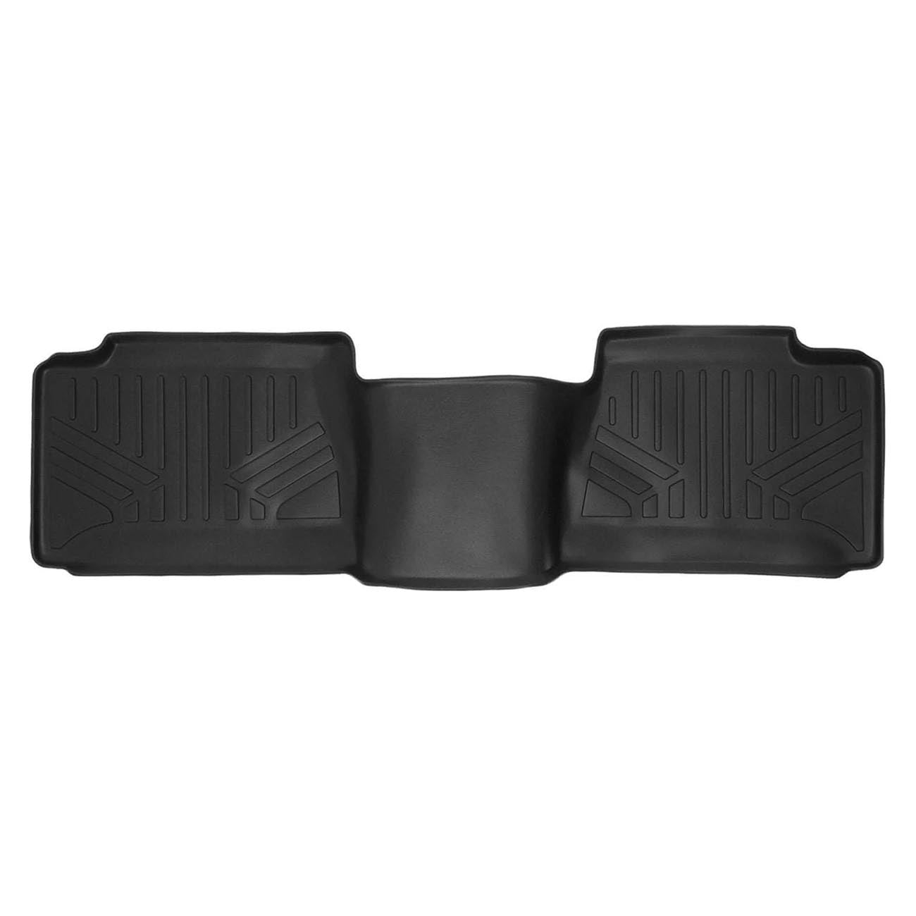 SMARTLINER Floor Liners for 2001-2007 Silverado/Sierra Ext Extended Cab - Front & 2nd Row, Black
