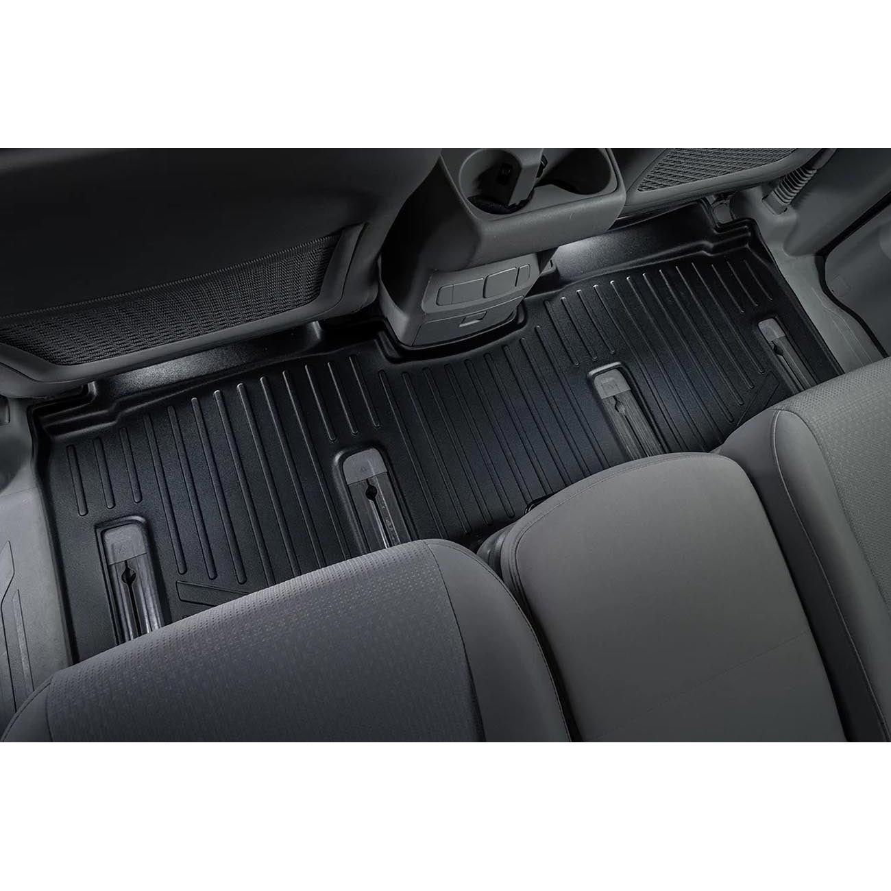 SMARTLINER Smartliner Floor Liners for 2015-2021 Kia Sedona 8-Passenger Model - Front and 2nd Row, Black